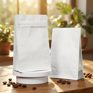 Bolsas para Granos de Café con Válvula, Ecológicas, de Fondo Plano, Resistentes y de Alta Calidad, 125g 250g 500g 1000g, 50 Unidades, Disponibles - Product Image 2