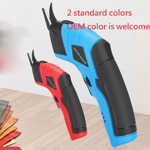 Rechargeable powerful shears Cordless Fabric Cardboard Carpet Leather Felt cutting tool Electric <strong>sewing</strong> <strong>Scissors</strong> with 2 Blades - Product Image 2