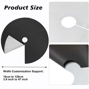 Tapis de protection contre les mauvaises herbes pour semis de plantes aquatiques, série ASTM D, léger, rond, carré, super respirant, perméable à l'eau - Product Image 2