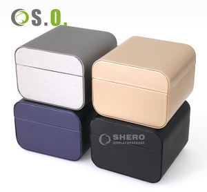 High-End Luxury Leather Watch <b>Boxes</b> <b>Gift</b> Case <b>for</b> Jewelry & Watch Organizer - Product Image 2