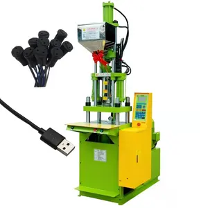 Vertical Price Custom Manufacturer USB Connector Cable Making Plastic USB Cable Injection Molding Machine All in One