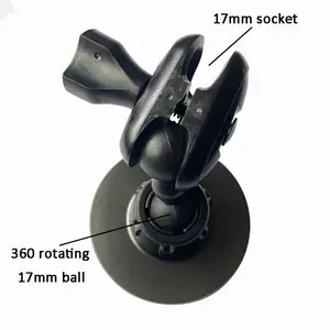 Super Versatile Magnetic Phone Mount Swivel Mounting Clip Arm Magsaf Adapter For 17mm Ball Car Golf Holder