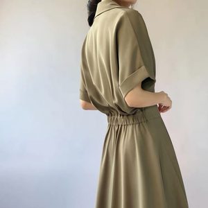 Abito Elegante in <span class=keywords><strong>Stile</strong></span> Francese per Donne, Design Distintivo, Silhouette Snellente, Vestito Midi alla Moda - Product Image 2