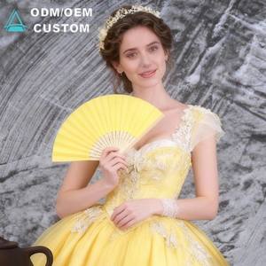 Éventail en bois pour souvenir de mariage, Abanicos De Mano Madera, éventail pliant en bois, boîte, cadeau artisanal exécutif, éventails à main - Product Image 2