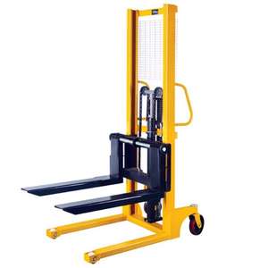 Apilador manual de 1-3 toneladas con sistema de frenos: seguro para cargar/descargar en pisos planos - Product Image 4