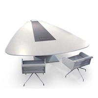 Table de conférence pierres artificielles, en forme de Triangle, nouvelle collection