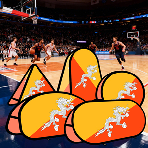 Bannière ovale Bhutan en tissu tricoté warp-knit pour la promotion publicitaire en extérieur, tente extérieure - Product Image 5