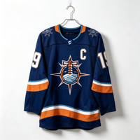 Jersey de Hockey sobre Hielo Sublimado, Ropa de Hockey sobre Hielo Personalizada, Jerseys de Hockey sobre Hielo Blancos para Hombre