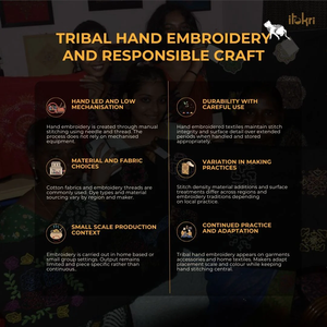 Carnet à couverture en tissu de jute brodé à la main (petit format) – Journal d'écriture éco-responsable fait main - Product Image 5