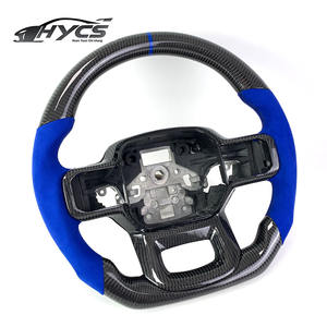 สำหรับ2020 <span class=keywords><strong>Ford</strong></span> <span class=keywords><strong>Raptor</strong></span> <span class=keywords><strong>2021</strong></span> 2022 Ranger Explorer ขอบ Ranger <span class=keywords><strong>Everest</strong></span> พวงมาลัยคาร์บอนไฟเบอร์หนังนิ่มปรับแต่งได้ - Product Image 2