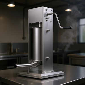 Embutidora Manual de Salchichas Vevor de 5 L, Rellenadora de Carne de Acero Inoxidable con 5 Tubos, Uso Comercial - Product Image 3