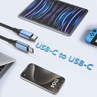 Recién llegado, alta calidad, Bio trenza tipo C a tipo C, Cable de carga rápida, cargador, Cable Usb y cargador rápido tipo C
