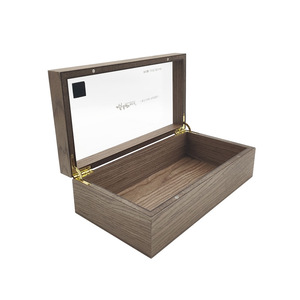 Caja de regalo de té de madera hecha a medida, gran capacidad, embalaje retro y de alta gama, caja rectangular de madera para exportación transfronteriza - Product Image 3