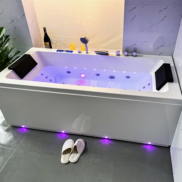 Waterval Surfen Spa Bad Luxe Villa Overdekte Lucht Jetted Massagebad Met Zitje En Jacuzzi