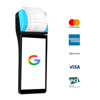 Terminal de paiement tout-en-un pour restaurant avec imprimante Z500, Android 11, 4G, NFC, MSR, portable