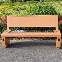 Prix table et banc de charge solaire pique-nique banc à énergie solaire siège solaire intelligent avec panneau un