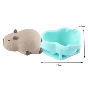 MUYULINS Factory Cute Milk Jelly Capybara Pudding Silicone Mold Home <b>Baking</b> <b>Accessories</b> - Product Image 2
