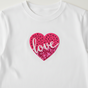 Parches Termoadhesivos con Diseño de Corazón Bordado, con Adhesivo Termofusible para Reparación de Ropa, Manualidades, Bolsas, Jeans, Gorras - Product Image 2