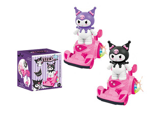 ของเล่นเกมปริศนาและไข่รูปไดโนเสาร์พร้อมไฟสำหรับเด็กสกู๊ตเตอร์ไฟฟ้าน่ารักสมดุลของเล่นสำหรับเด็ก - Product Image 4