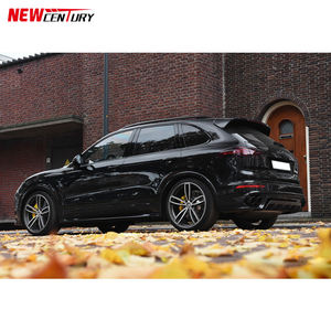 Convient pour 2015-2017 <span class=keywords><strong>Porsche</strong></span> <span class=keywords><strong>Cayenne</strong></span> 958.2 modifié <span class=keywords><strong>petit</strong></span> surround avant et arrière lèvre large kit carrosserie - Product Image 4