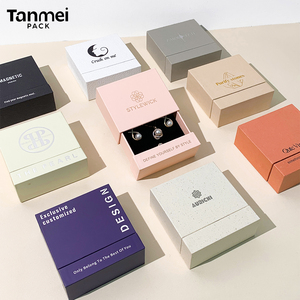Scatola <span class=keywords><strong>Portagioie</strong></span> Personalizzata in Carta <span class=keywords><strong>per</strong></span> Anelli, Orecchini, <span class=keywords><strong>Collane</strong></span> e Braccialetti - Product Image 4