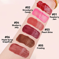 Glansrijke lippenbalsem met glanzende, dauwachtige finish, glazen finish, dagelijks gebruik, OEM ODM, aangepaste logo's
