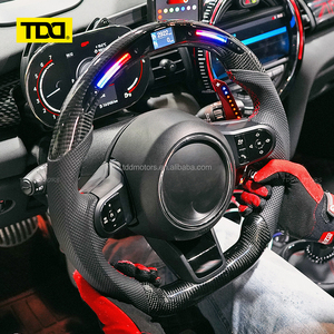 Volante de fibra de carbono TDD LED para BMW MINI R56 R50 R58 R57 R55 F53 F56-LCi2, piezas de fibra de carbono para Mini Coupé - Product Image 4