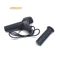 Pièce de Vélo Électrique Accélérateur à Gâchette avec Affichage et Connecteur 7 Broches pour Kugoo Wish 01, Accessoire E-Bike avec Clé de Verrouillage