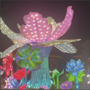 Faroles Grandes con Cabeza de Dragón y Fénix de 100 cm, Decoración Tradicional China para Festivales - Product Image 2