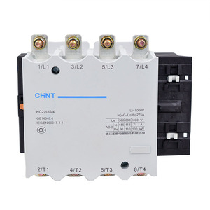 Contacteur de puissance 4P Série NC2 185A NC2-185/4 110V 127V 220V 380V Contacteurs Chine NC2-185 NC2-185/4 100% Original et Neuf - Product Image 1