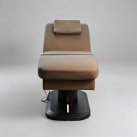 Table de massage électrique à 3 moteurs, très vendue, avec base LED et revêtement en cuir PVC, pour salon, spa, clinique de cils, hôpital