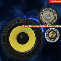Komponen Speaker Stereo Mobil Berkualitas Tinggi 3 Way Speaker Midrange Mobil Tweeter Fullrange Speaker Mobil 3 Way