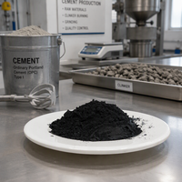 Poudre de magnébite haute pureté, poudre de fer noir pour le ciment