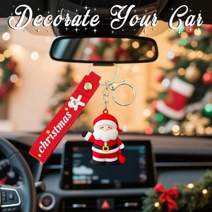 Accessoires de décoration en gros 2026, cadeaux promotionnels, porte-clés en PVC de Noël - Product Image 6