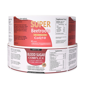 Pegatinas con logotipo personalizado Etiquetas autoadhesivas Vinilo impermeable Impresión de Pvc Agua Jugo Bebidas Botella Pegatinas Impresión de embalaje - Product Image 4