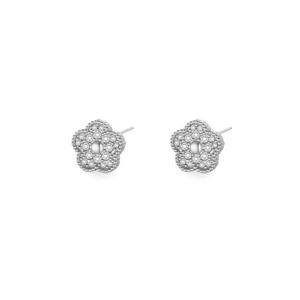 Boucles d'oreilles tendance avec clous CIRCONIRA PE0064 pour femmes, bijoux de haute qualité - Product Image 3