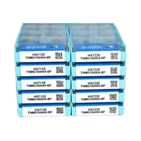 VATNA Zhuzhou Hardstone Square CNC Carbide Inserts TNMG160404-BF HS7125 Pisau Bubut Lapisan PVD TiAIN 55HRC Stainless TURNING
