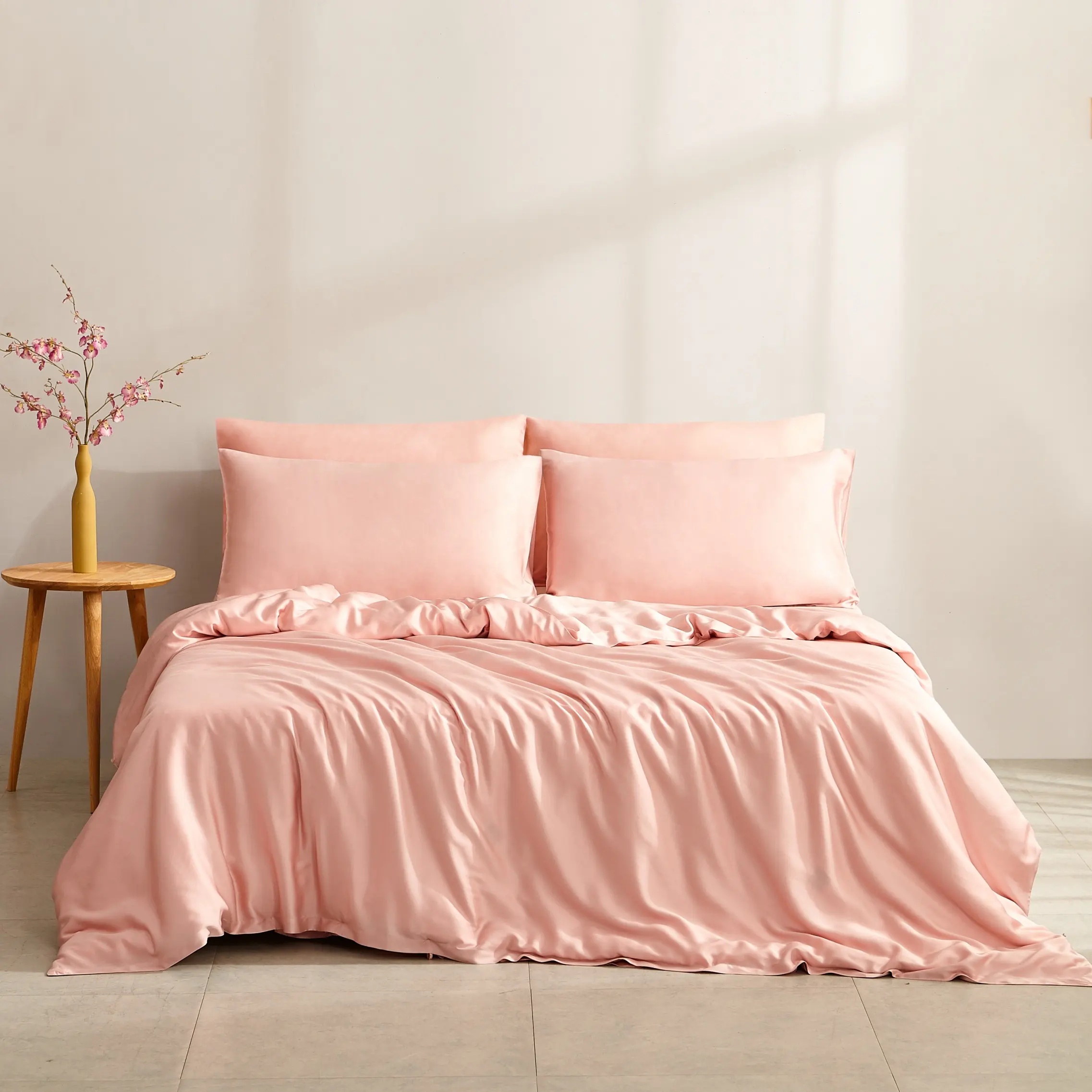 Ropa de cama tamaño Queen, edredón acolchado de bambú, novedad