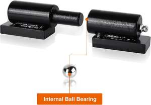 Charnières de baril robustes soudure en métal sur plaque roulement à billes pour porte de remorque ou rampe 5 ", 7" mamelon de graisse - Product Image 3