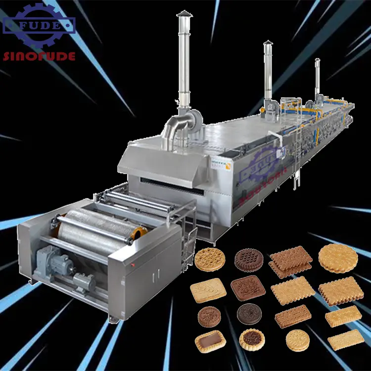 नई लाइन पटाखे के उत्पादन के लिए बिस्कुट बनाने की मशीन अन्य नाश्ता मशीनों