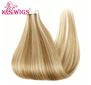 Extensions de cheveux à bandes adhésives miniatures, 100% cheveux humains Remy, extensions de cheveux à bandes invisibles et droites, sans couture, colle Walker, plusieurs couleurs. - Product Image 4