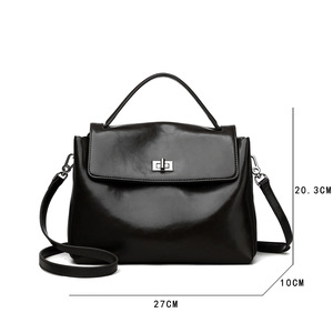 New Fashion Designer Crossbody Bags High Quality Genuine <b>Leather</b> Shoulder Messenger Bag Casual Totes Women Handbags and <b>Purses</b> - Product Image 4
