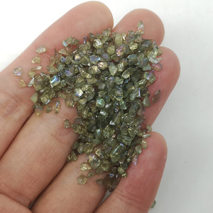 Perles en verre creuses multicolores de 2-3 mm, paillettes de verre métallisées, fournitures d'artisanat pour nail art 3D, pierres précieuses en vrac, perles DIY - Product Image 3