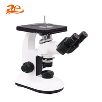 Microscopio Metalúrgico Óptico Invertido AEALB con Enfoque Manual para Inspección de Metales y Objetivos LWD Infinity Plan
