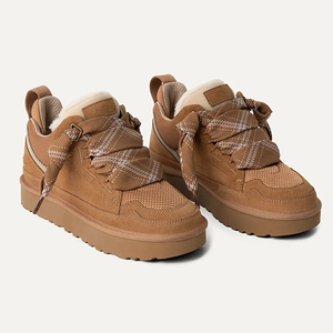 Bottes pantoufles pour femmes, hiver, automne, respirantes, doublure en cuir véritable, dessus en peau de mouton, semelle extérieure en caoutchouc, antidérapantes, thermiques, légères - Product Image 1