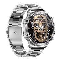 Reloj deportivo al aire libre AK75 1,85 pulgadas HD pantalla linterna 700mAh Batería grande BT llamada salud monitoreo hombres reloj inteligente