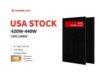 Module solaire photovoltaïque de type N TOPCON 440W demi-cellule AE Solar US STOCK en stock aux États-Unis et au Canada