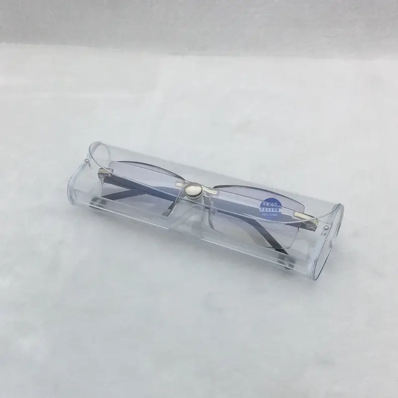 2020 पीवीसी पारदर्शी मामले प्लास्टिक स्पष्ट Eyewear मामले पढ़ने चश्मा मामले