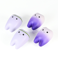 Jouet Squishy en forme de dent à remontée lente, en caoutchouc souple, mousse PU et silicone, pour enfants de 5 à 7 ans, parfumé
