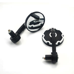 <span class=keywords><strong>Espejos</strong></span> retrovisores laterales para Extremo de barra de motocicleta, <span class=keywords><strong>espejos</strong></span> redondos <span class=keywords><strong>Cafe</strong></span> <span class=keywords><strong>Racer</strong></span> para manillar de 7/8 pulgadas y 22mm, <span class=keywords><strong>espejos</strong></span> para extremos de barra, gafas - Product Image 4